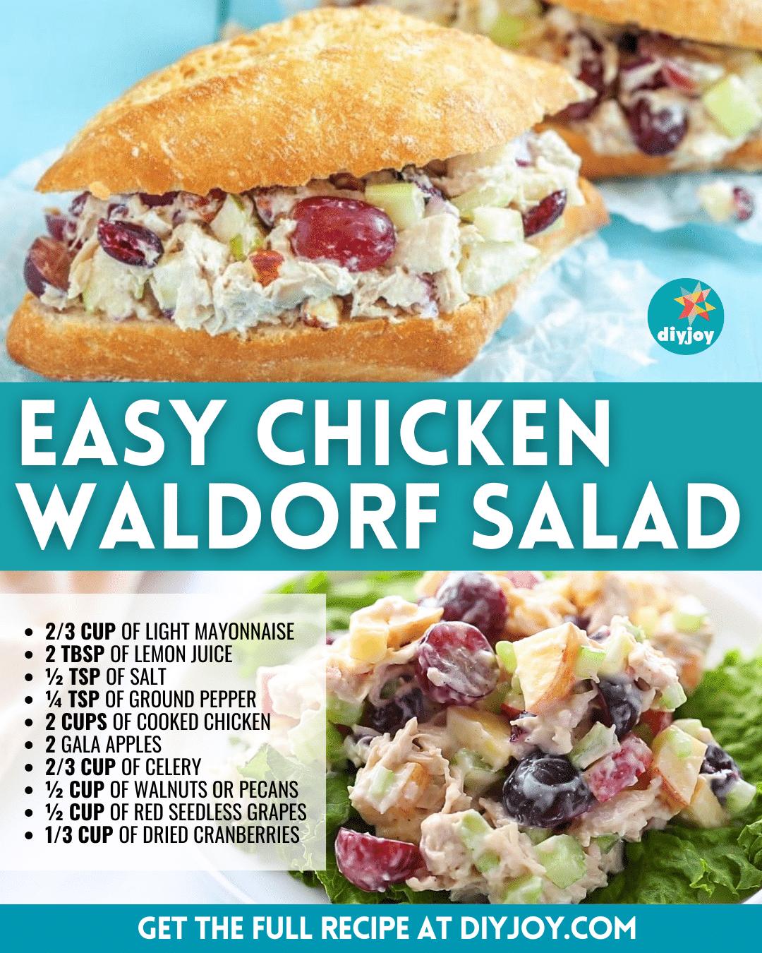 Easy Chicken Waldorf Salad Recipe