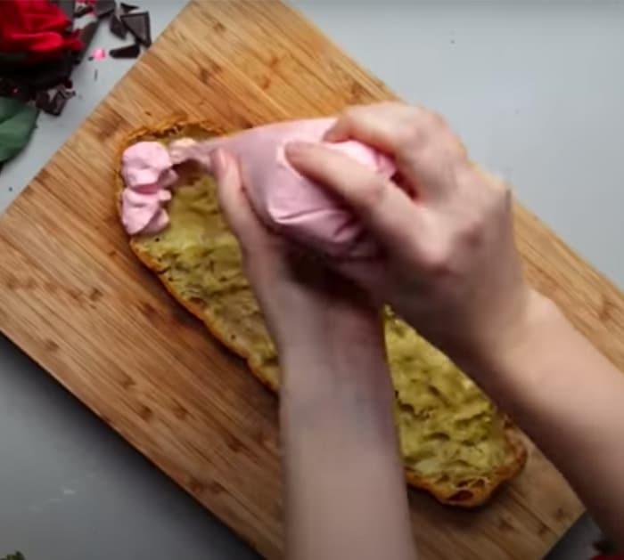 ingredients for valentines themed recipe