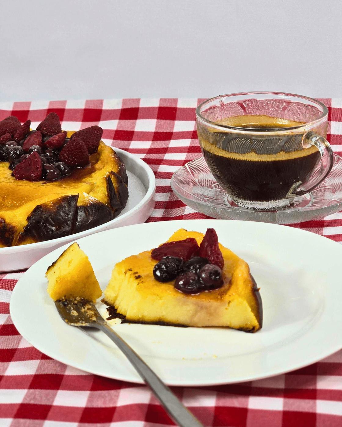 Homemade 4 Ingredient Cheesecake Recipe — how to make yogurt cheesecake