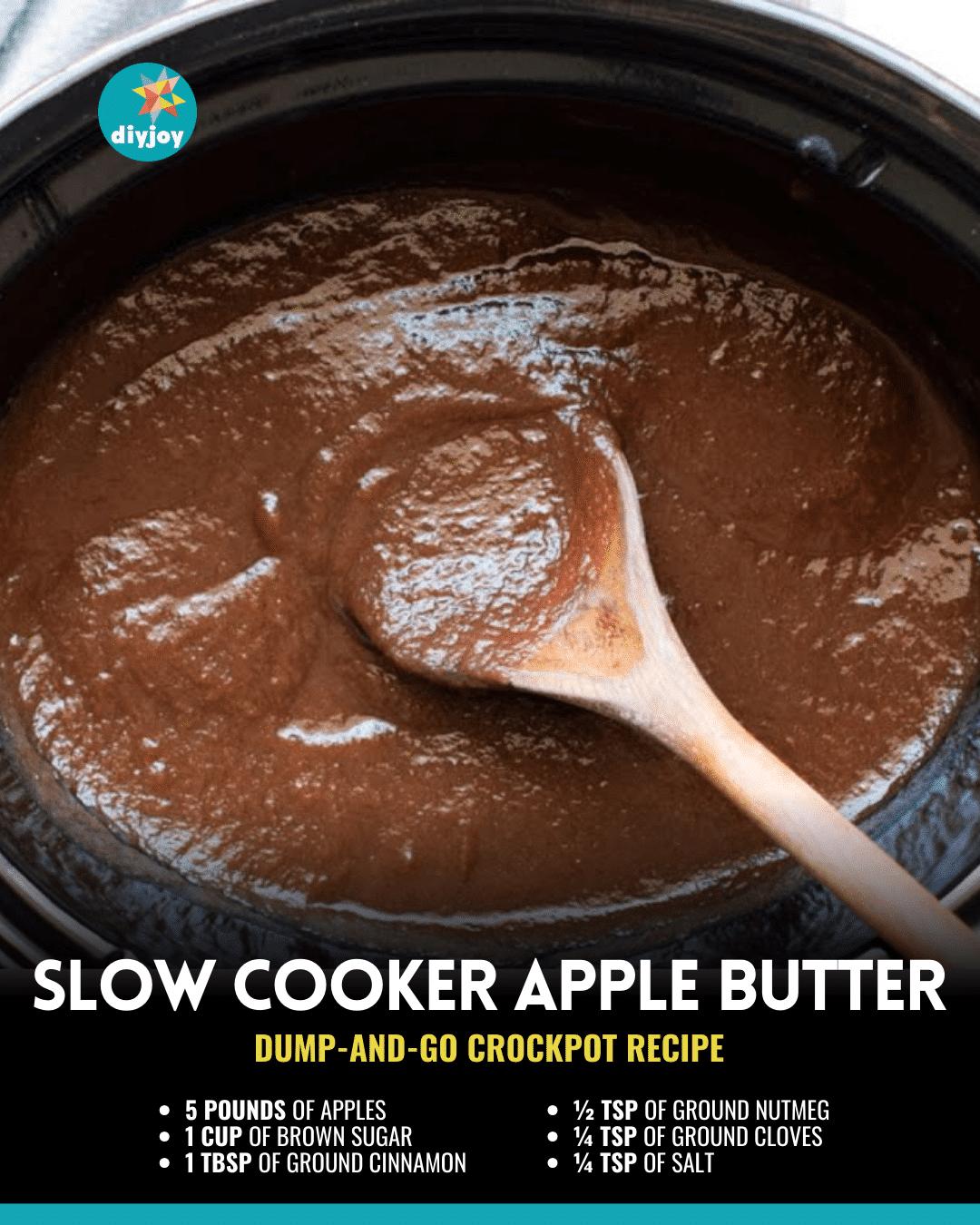 Easy Slow Cooker Apple Butter Recipe