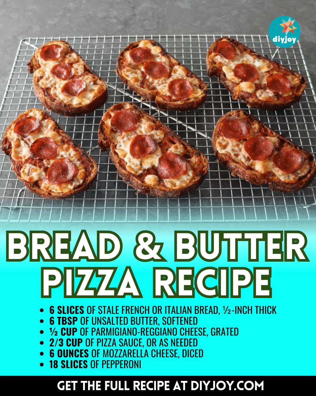 6-Ingredient Bread & Butter Pizza Recipe