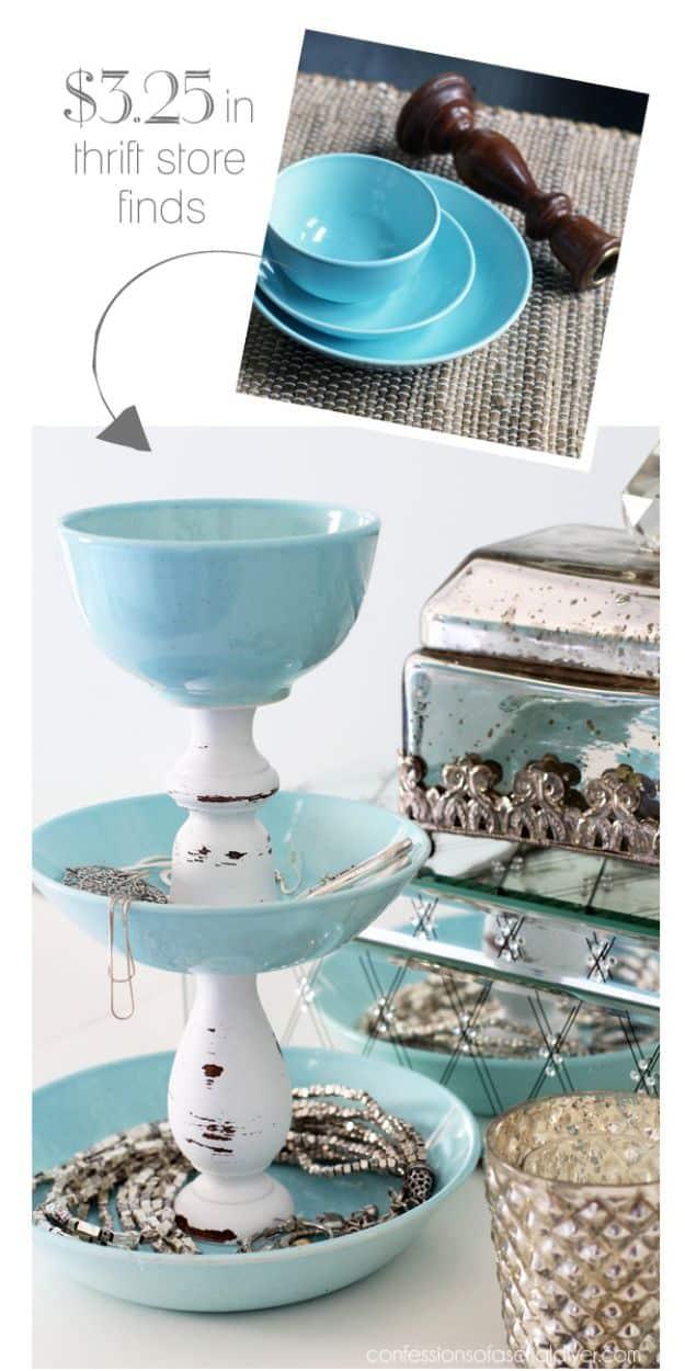DIY Jewelry Storage, quick enough to finish over a weekend and a clever way to reuse scraps you already have