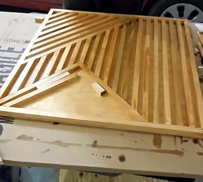Geometric Wood Wall Art DIY Project