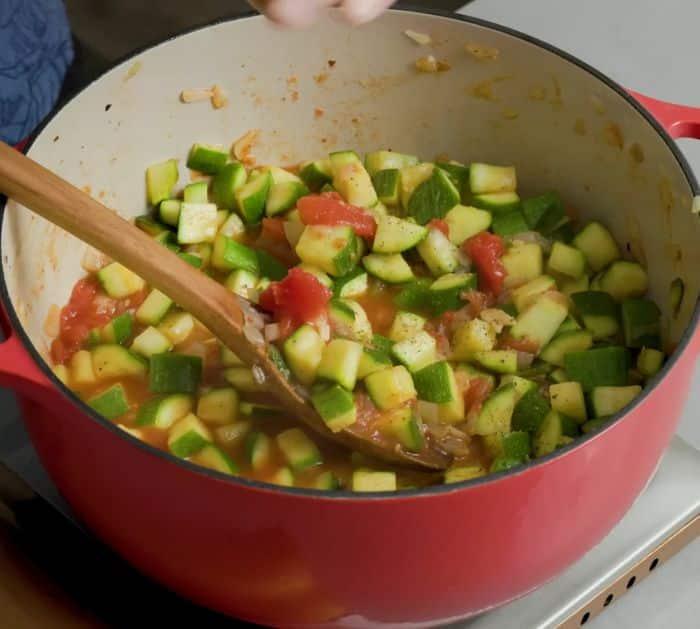 Easy to Make One-Pot Loaded Zucchini Soup