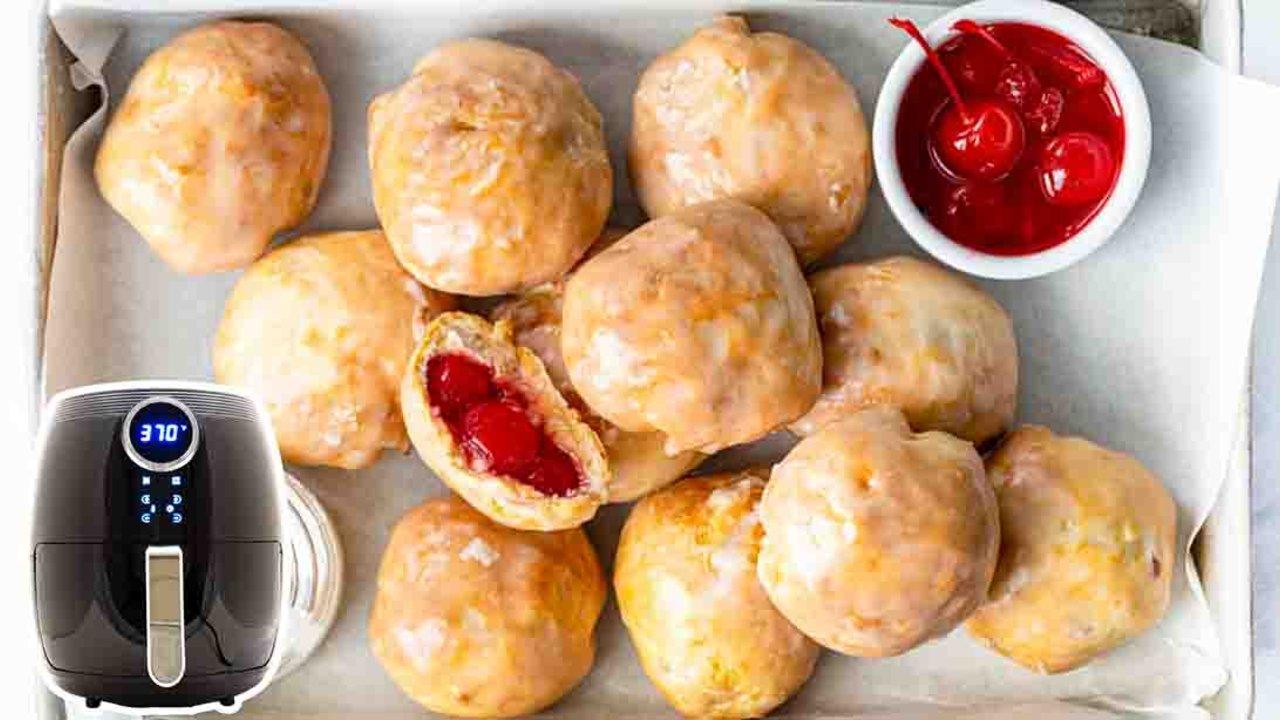 Air Fryer Cherry Pie Bombs
