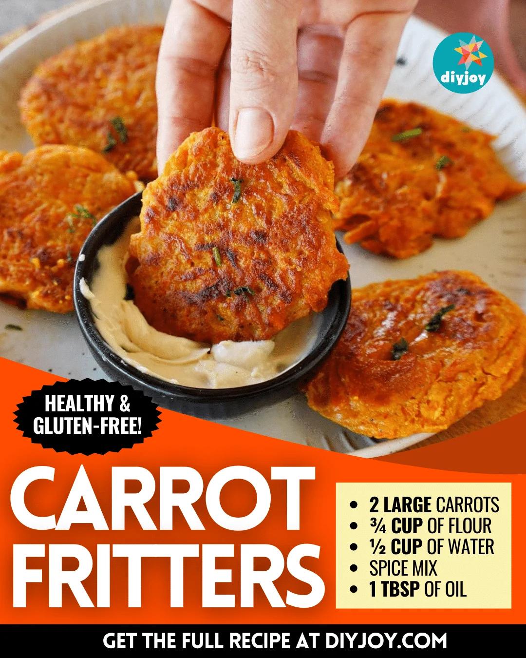 Easy-to-Make Healthy Carrot Fritters