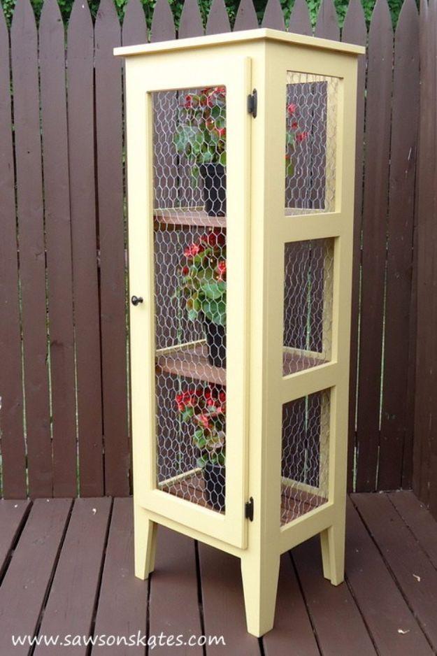 Porch Garden Cabinet, built from supplies most crafters already own and warmth that a bare corner was missing