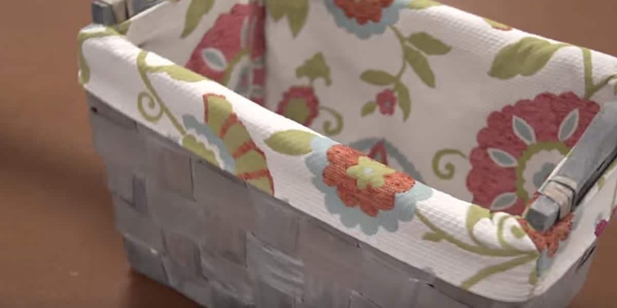 She Makes An Ordinary Basket Look Extraordinary With Cute Basket Liners (Easy!)