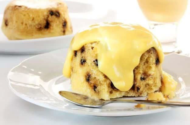 Instant Pot Desserts - Instant Pot Spotted Dick Sponge Pudding - Easy Dessert Ideas to Make in Your Instant Pot - Quick Cheesecake, Brownies, Cake - Healthy Idea With Fruit, Gluten