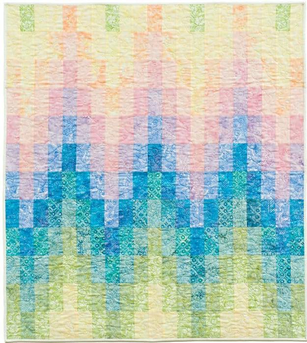 Free Baby Quilt Pattern | Bargello Quilt Sewing Tutorial | DIY Projects & Crafts by Sueeye at
