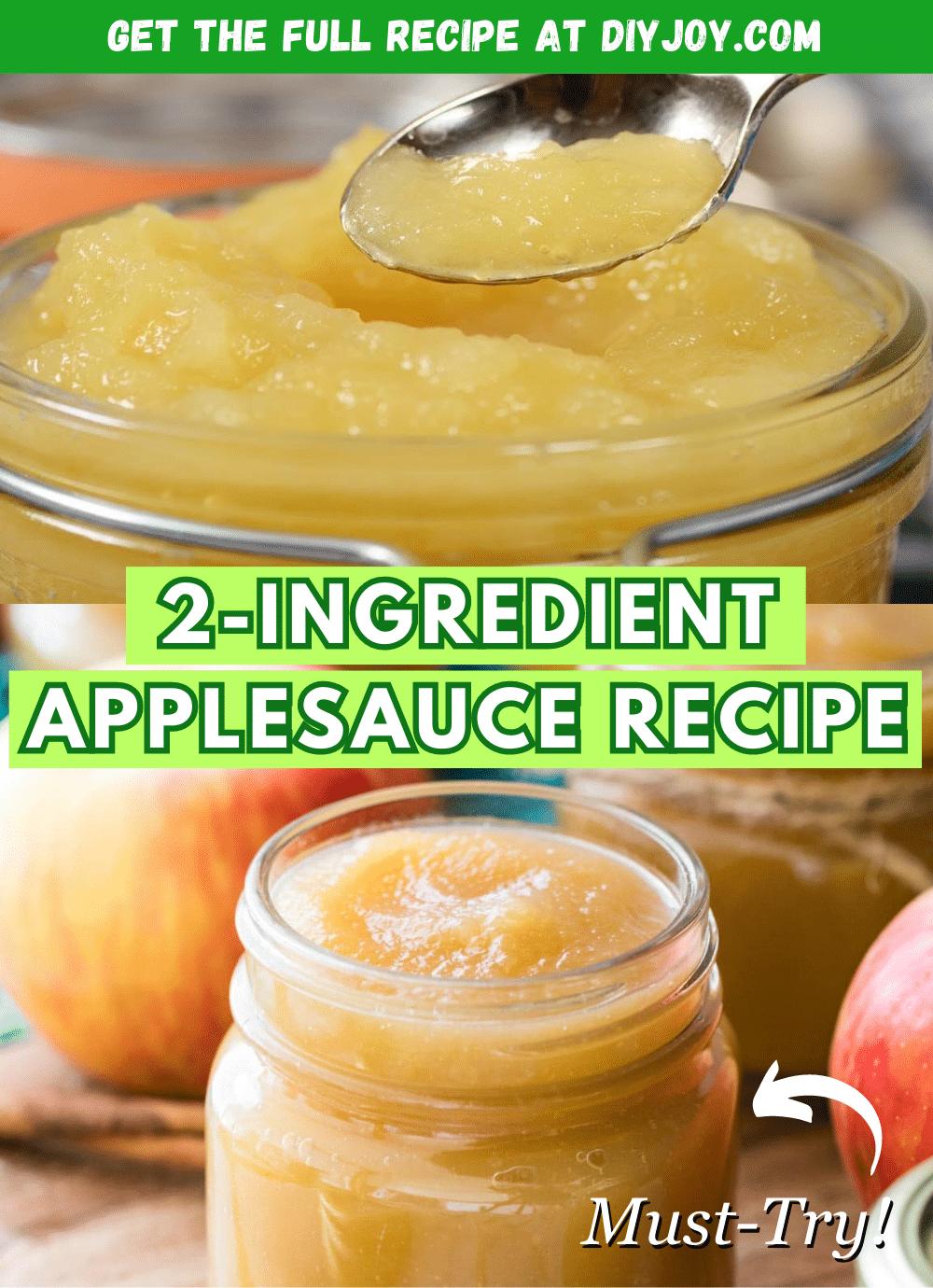 Easy 2-Ingredient Applesauce Recipe