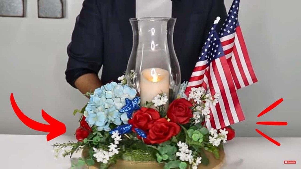 4th of July Summer Centerpiece DIY