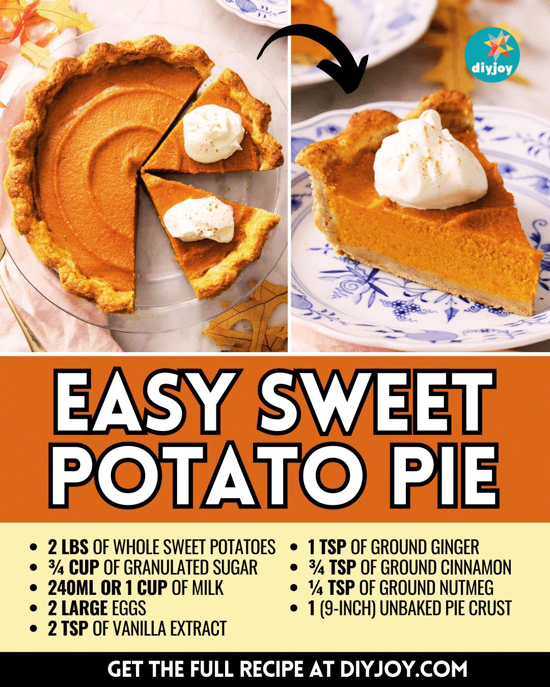 Easy Sweet Potato Pie Recipe