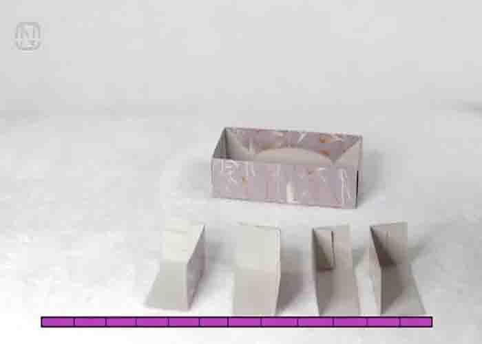Turning empty tissue boxes into storages