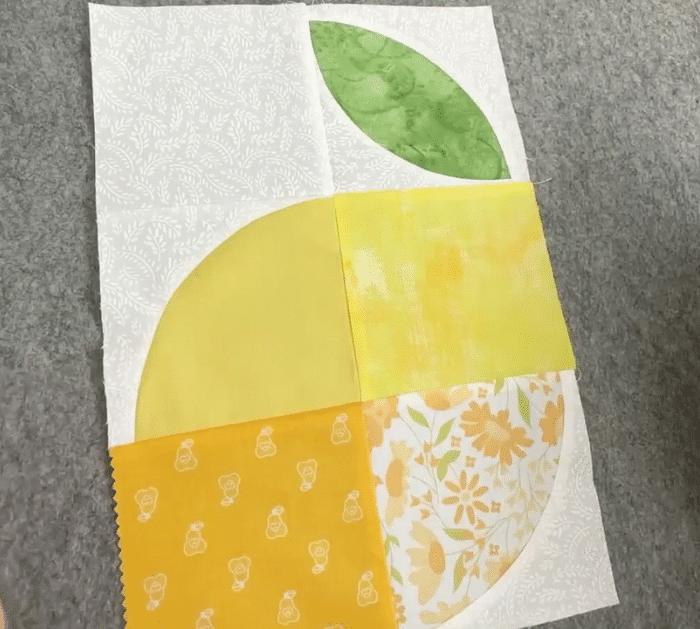 How to Make a Lemon Quilt Block