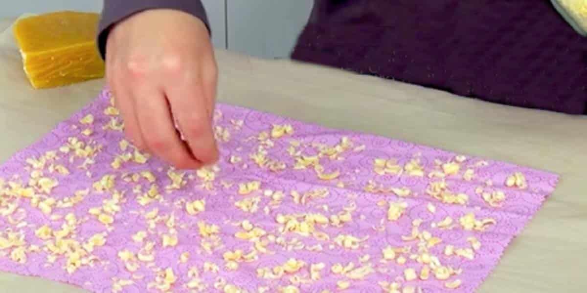 She Is Super Frugal And Irons Beeswax On A Piece Of Cotton…You Won’t Even Believe Why!