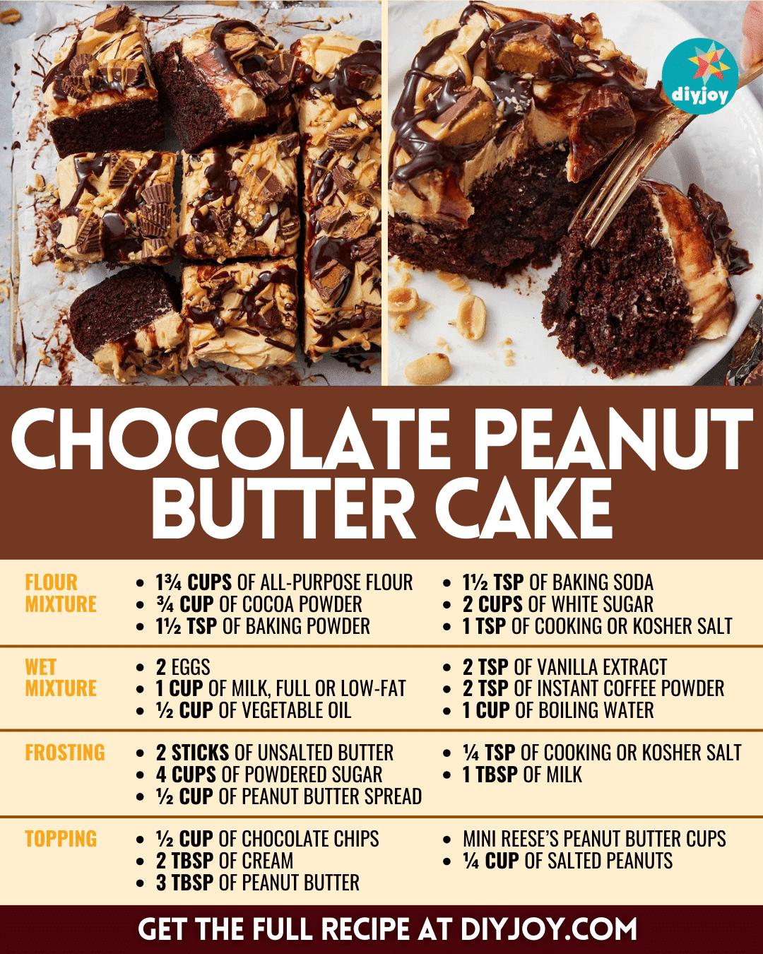 Crowd-Pleaser Chocolate Peanut Butter Cake Recipe