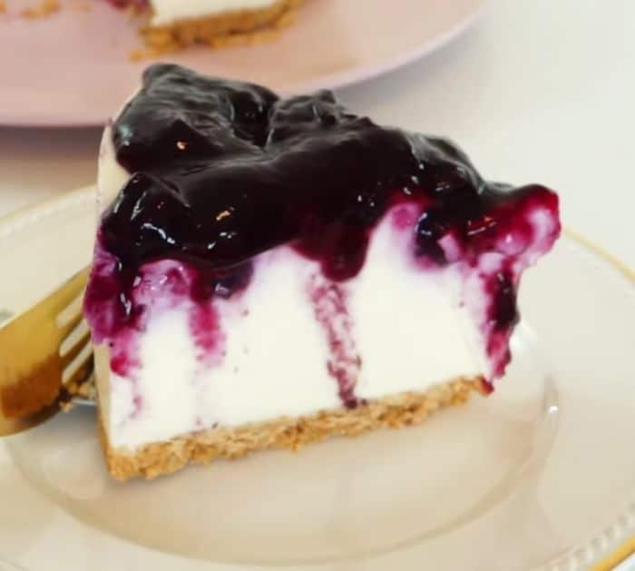 How To Make No-Bake Blueberry Cheesecake