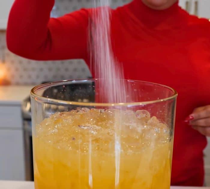 Holiday Fruit Drink Ingredients