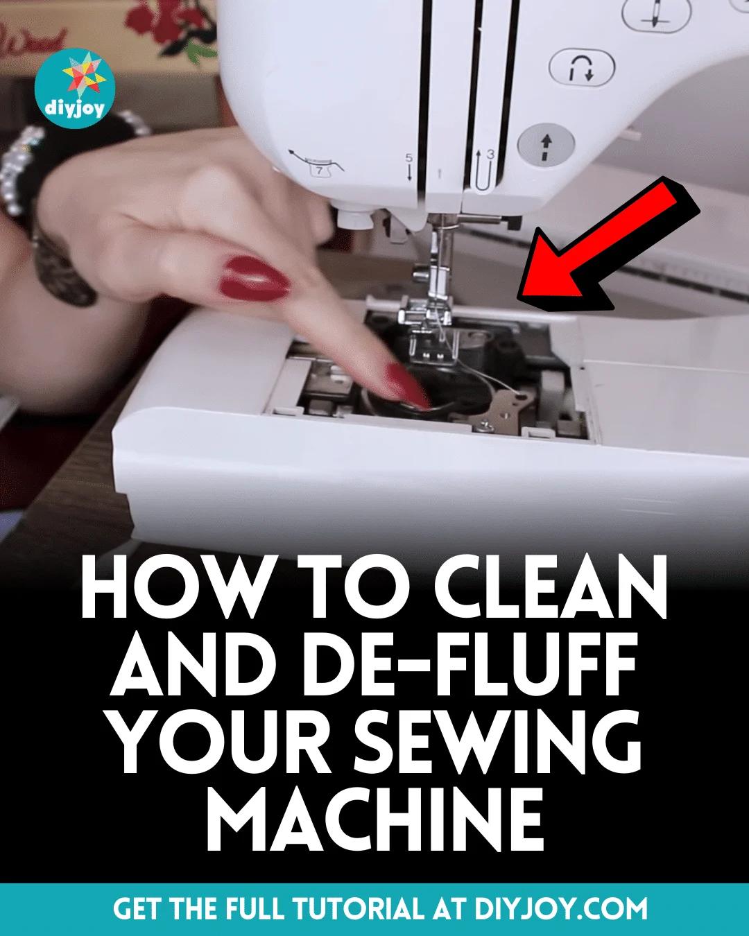 How To Clean And De-Fluff Your Sewing Machine