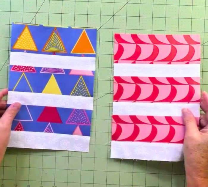 Easy Strips Quilt Block Tutorial