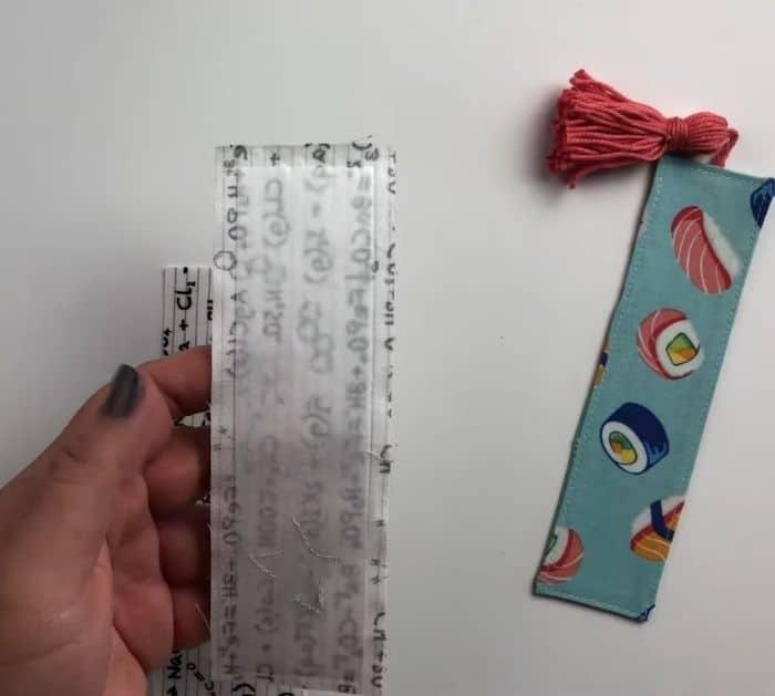 Easy Fabric Bookmark Materials