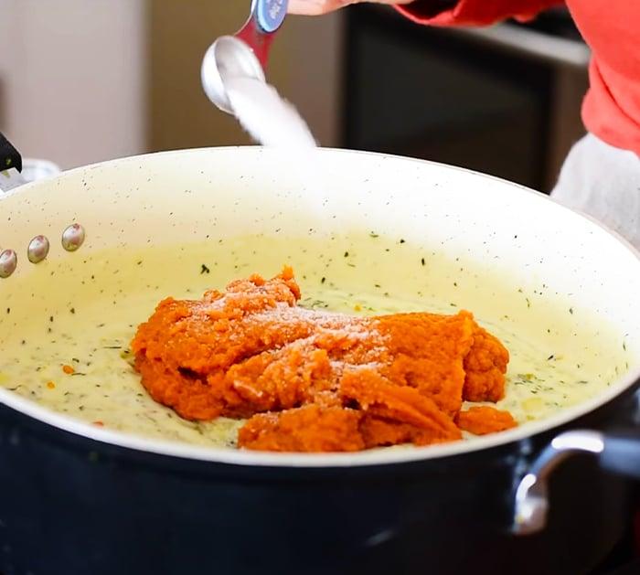 Use Pumpkin Puree To Alfredo Sauce - Vegan Recipes - Gluten Free Pasta Recipe
