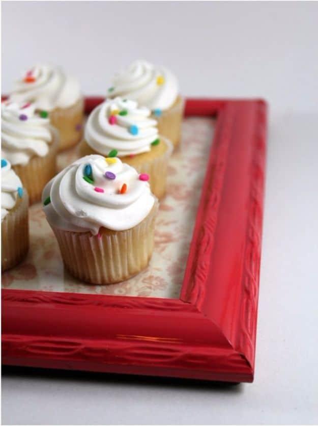 DIY Framed Dessert Table Trays, a simple idea that makes a real difference and a fun project the whole family can help with