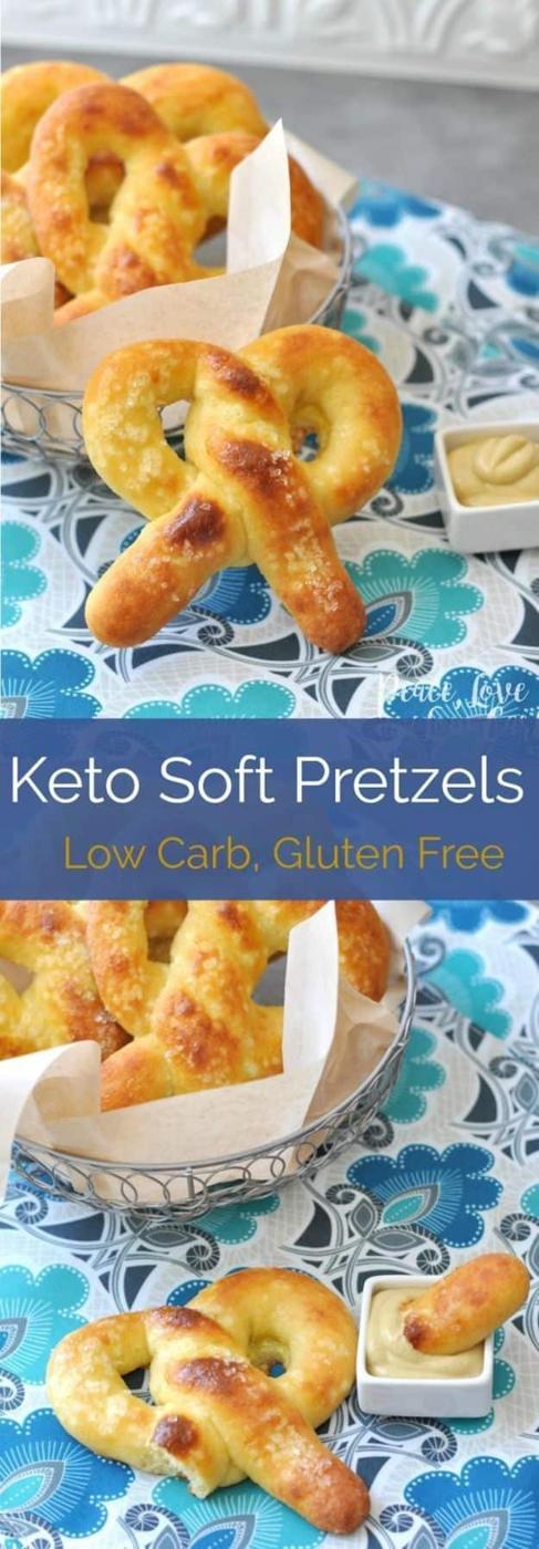 Keto Breakfast Recipes - Keto Soft Pretzel - Low Carb Breakfasts and Morning Meals for the Ketogenic Diet - Low Carbohydrate Foods on the Go - Easy Crockpot Recipes and Casserole -