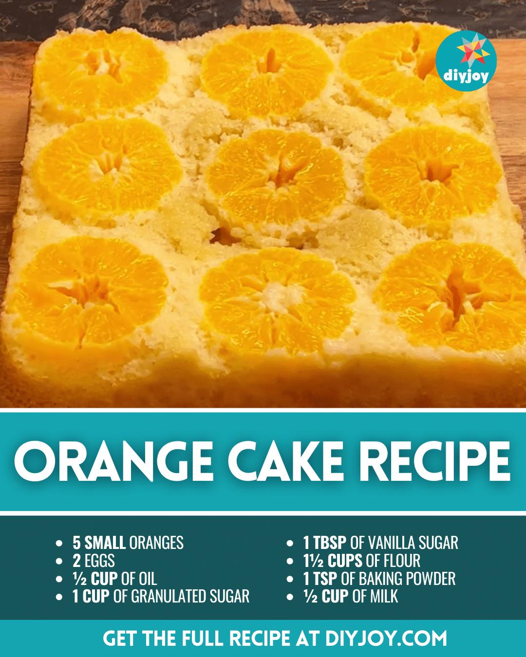 Super Easy Orange Cake Recipe