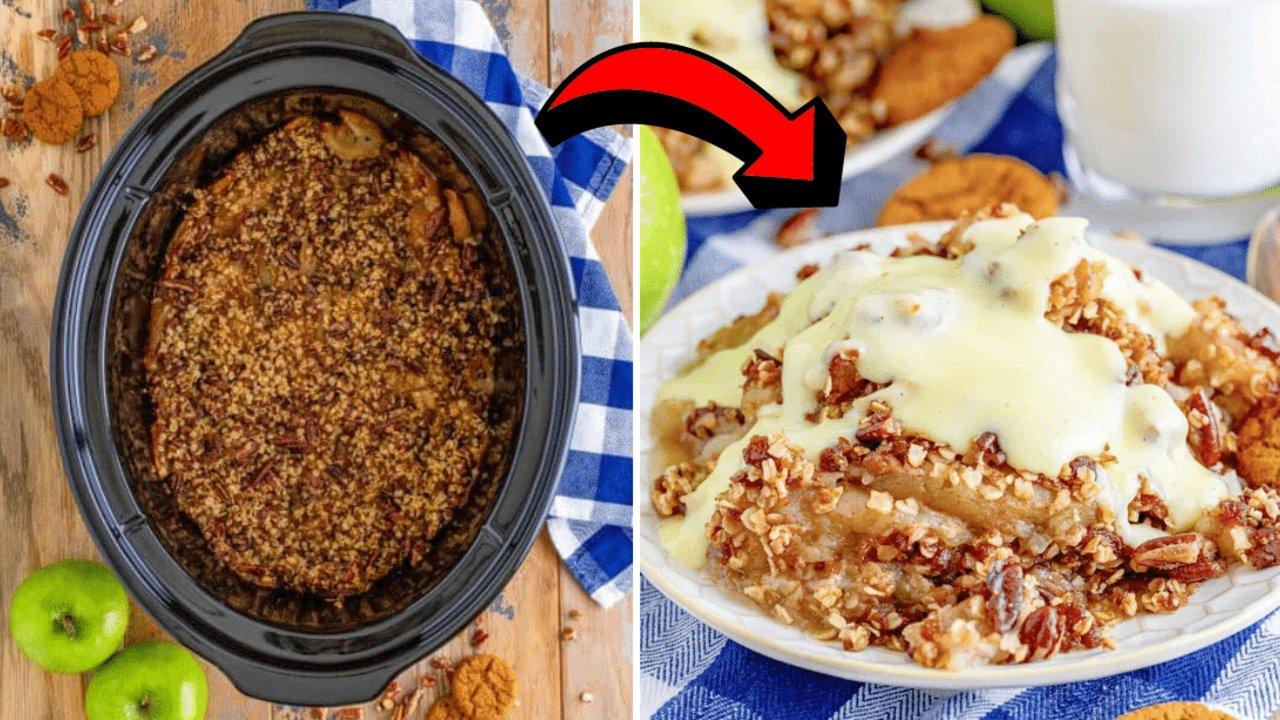 Easy Crockpot Apple Crisp Recipe