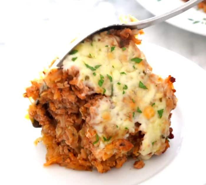 Easy and Cheesy Cabbage Casserole Recipe