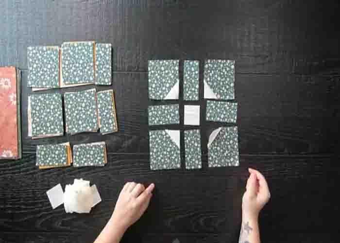 Making the shoofly unit for the vintage wings quilt