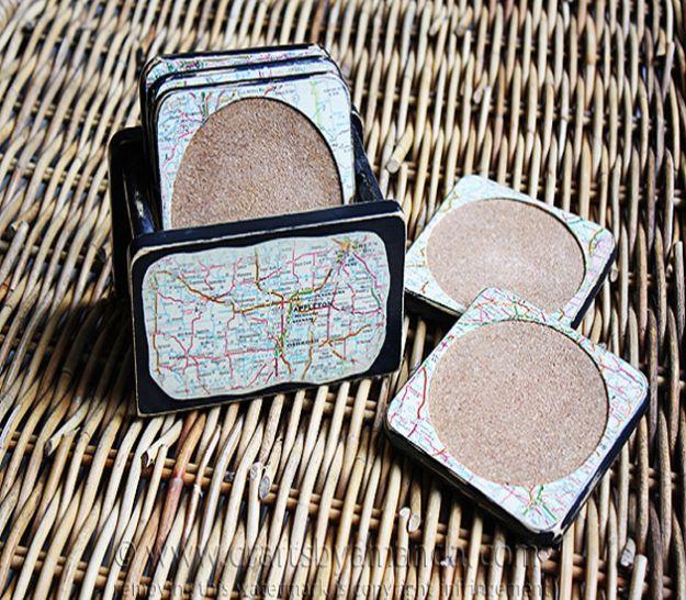 Distressed Map State Coasters, one worth bookmarking from this list and a popular choice on this list