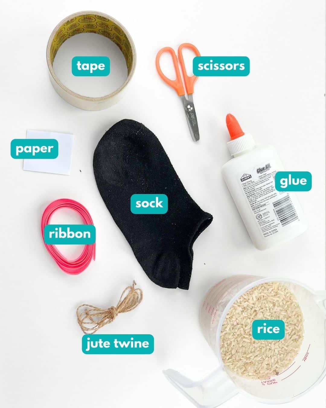 Homemade Sock Bunny — sock bunnies materials