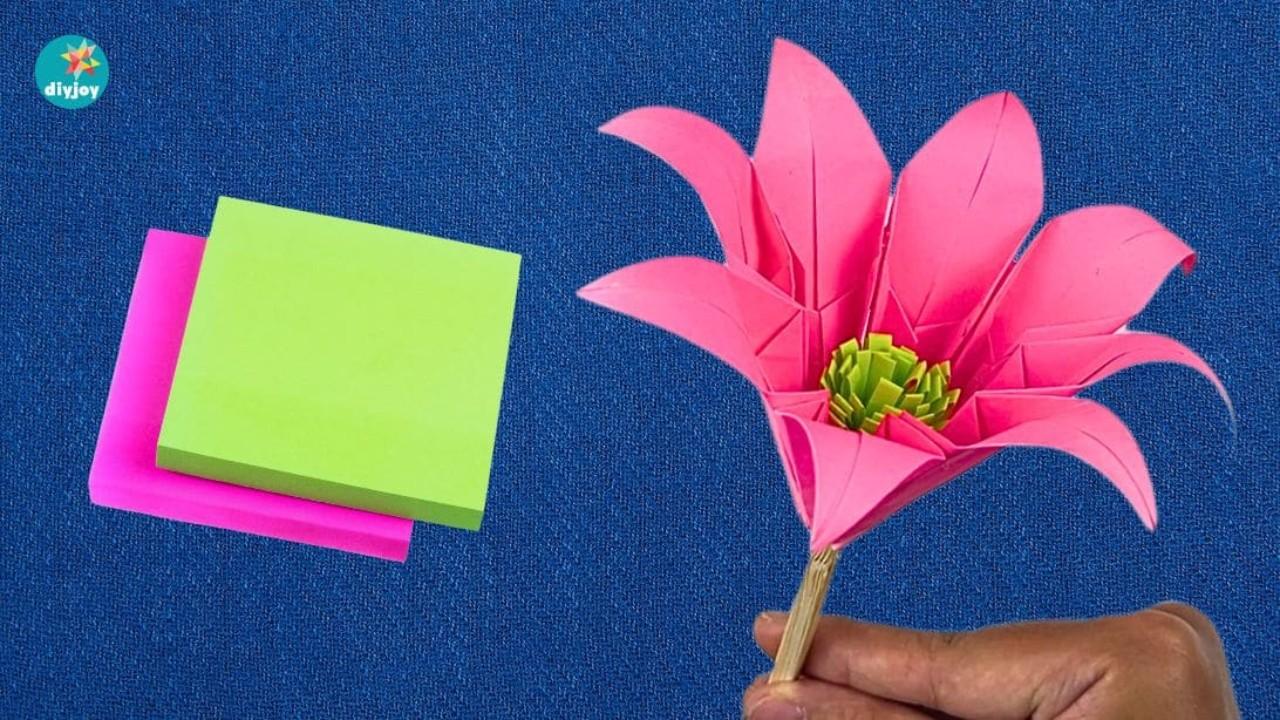 Post-It Notes Paper Flowers