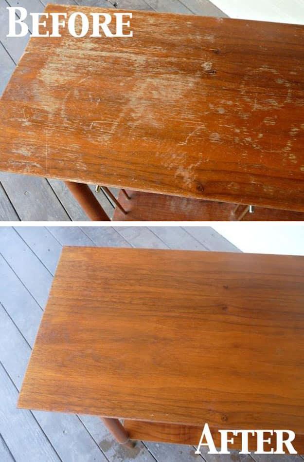 Easy DIY Cleaning Hacks | Tips and Trips to FIx Scratches on Wood | DIY Projects & Crafts by Sueeye at
