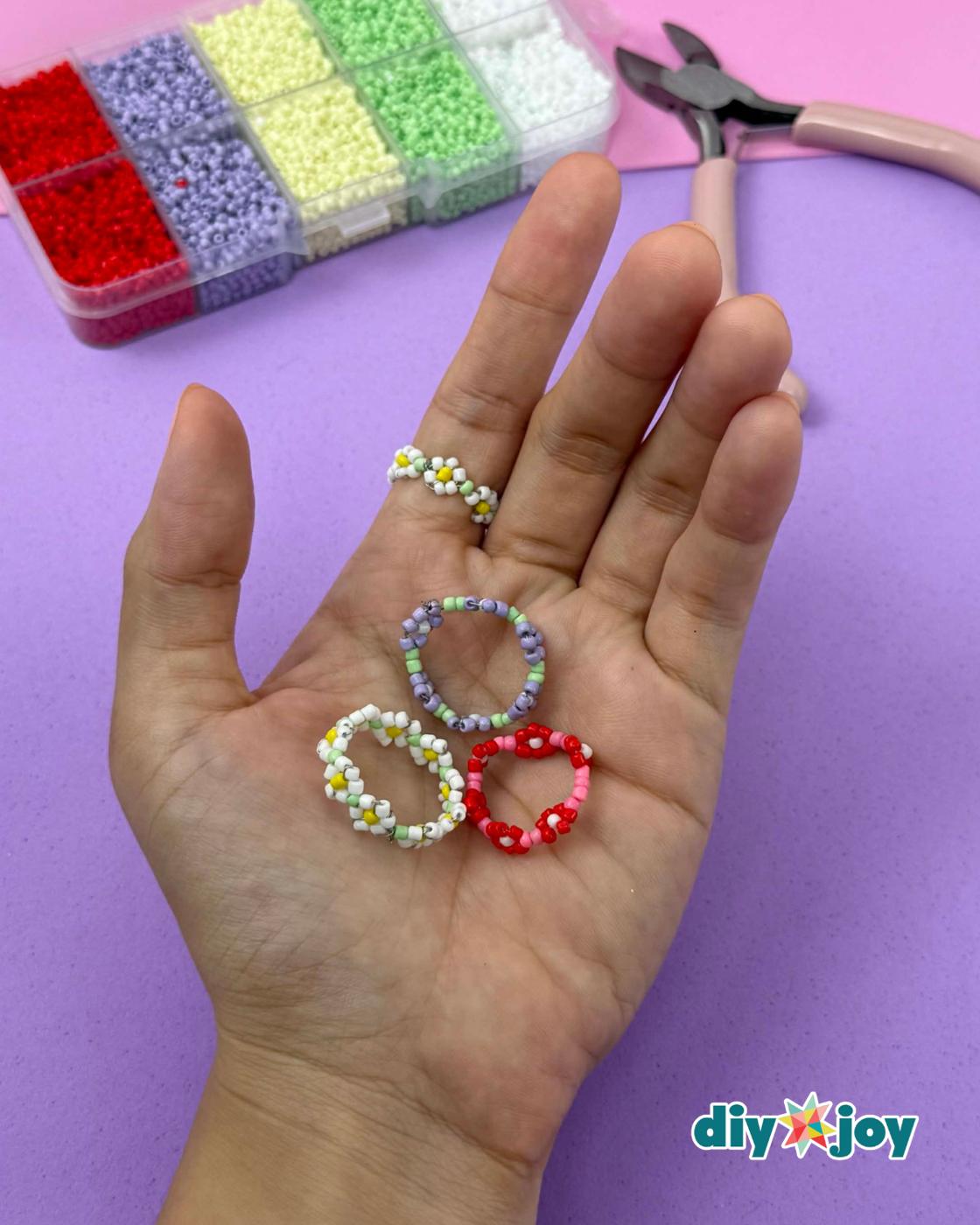 Homemade Daisy Bead Rings — why you'll love this