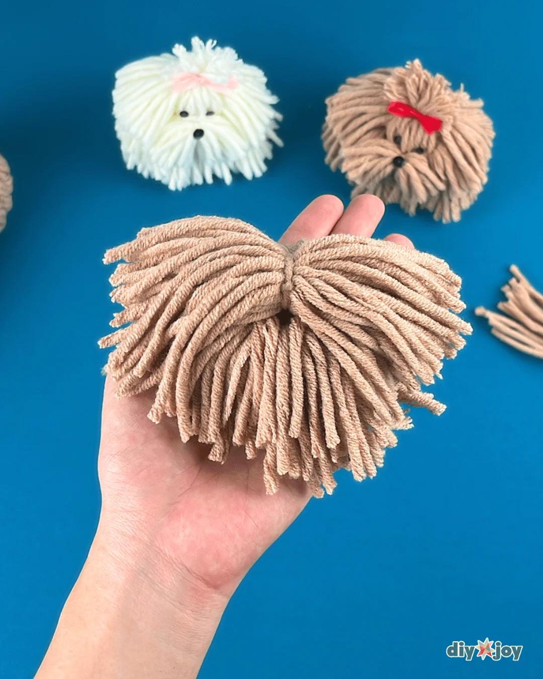 Easy Yarn Dog — diy puppy project
