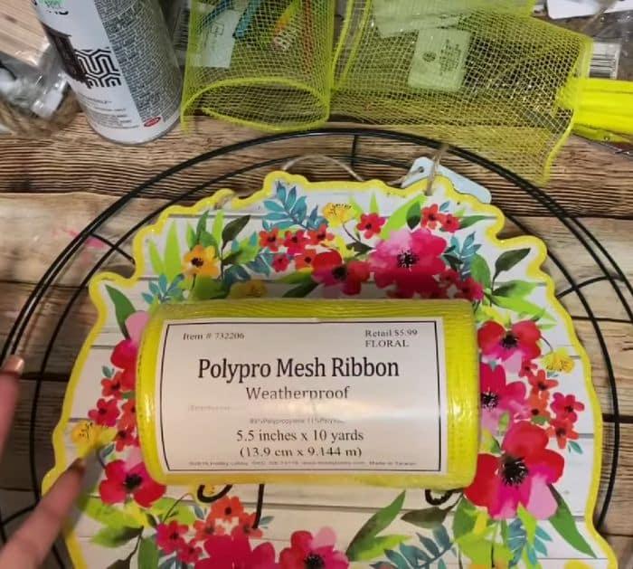 Easy DIY Dollar Tree Spring Wreath