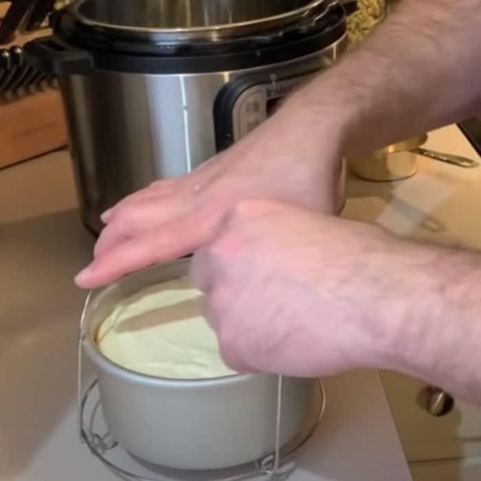 Instant Pot New York Cheesecake Recipe - How To Make New York Cheese cake - Instant Pot Cheesecake Recipe