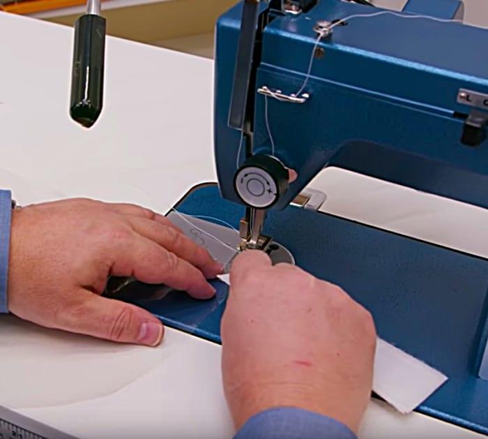 Make a plastic shield face mask with a Sailrite Machine