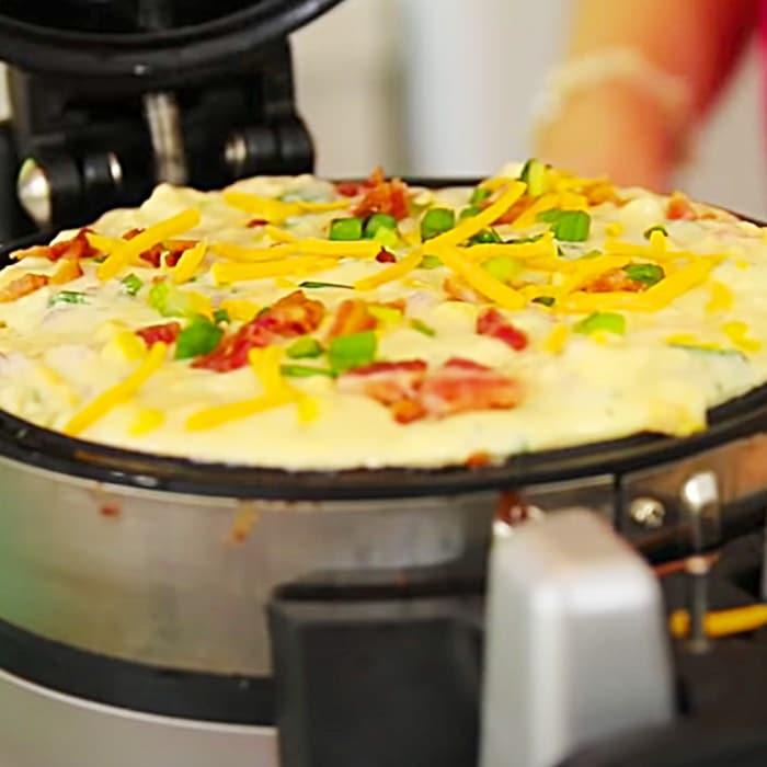 Cornbread Meal Ideas - Easy Cornbread Recipe - How To Make Savory Bacon And Cheese Waffles