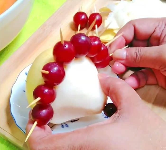 Easy Hedgehog Fruit Salad Ingredients