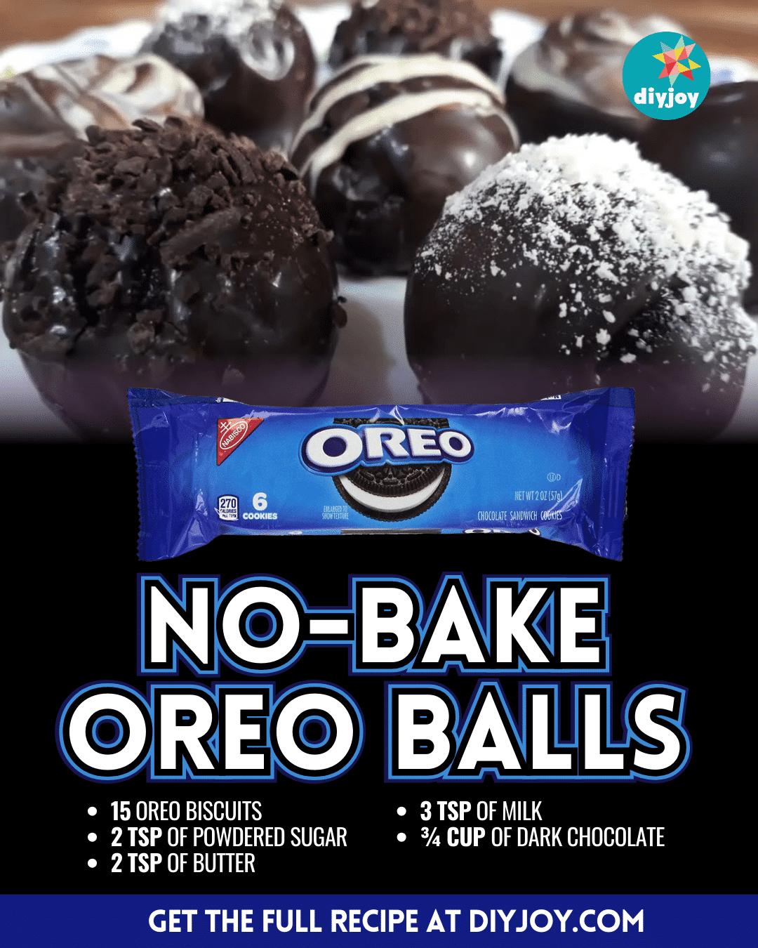 Easy No-Bake Oreo Balls Recipe