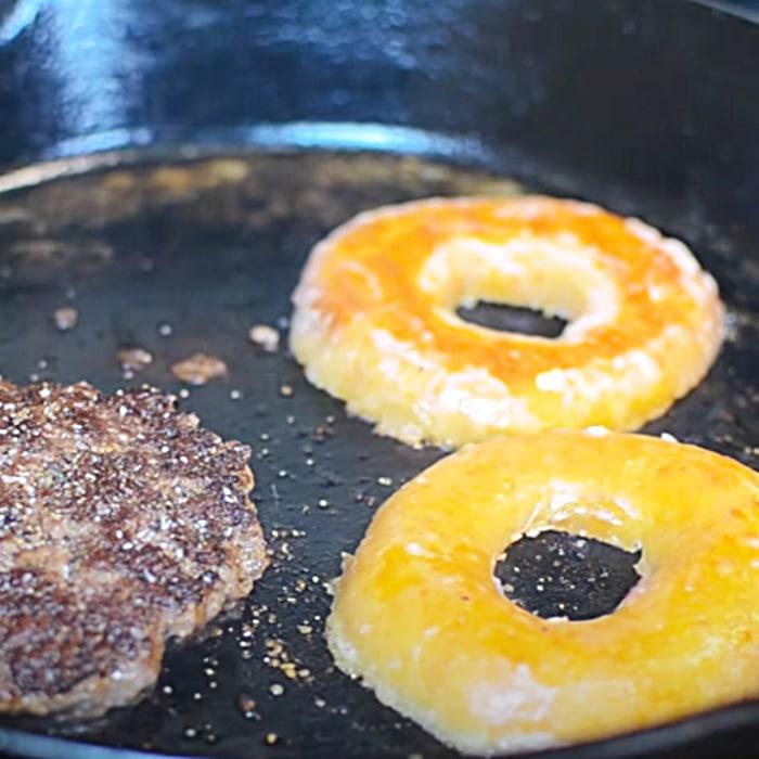 Copycat Krispy Kreme Smash Burger Recipe - Easy Burger Recipe - Donut Ideas