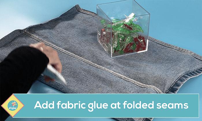 No Sew Crafts from Old Jeans - DIY Denim Placemats