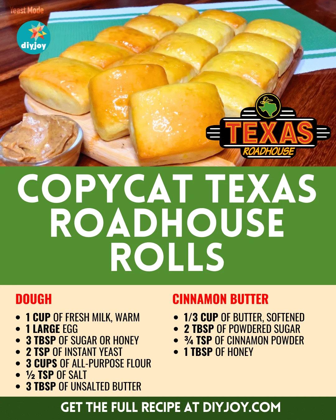Texas Roadhouse Rolls W_ Cinnamon Butter Copycat Recipe
