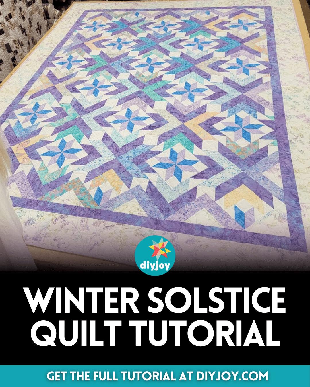 Easy Winter Solstice Quilt Tutorial