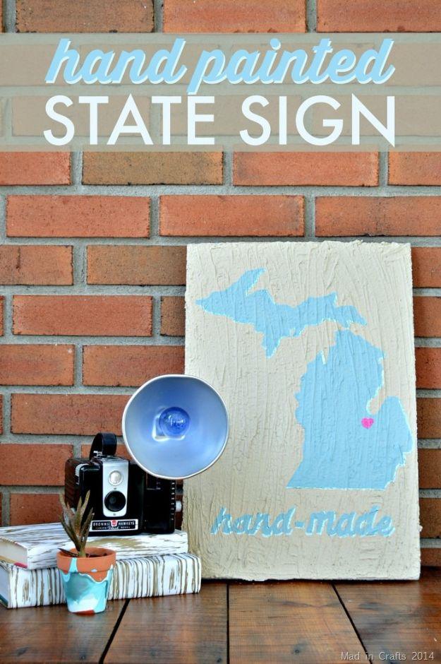 Hand Painted State Styrofoam Sign, one worth bookmarking from this list and a popular choice on this list
